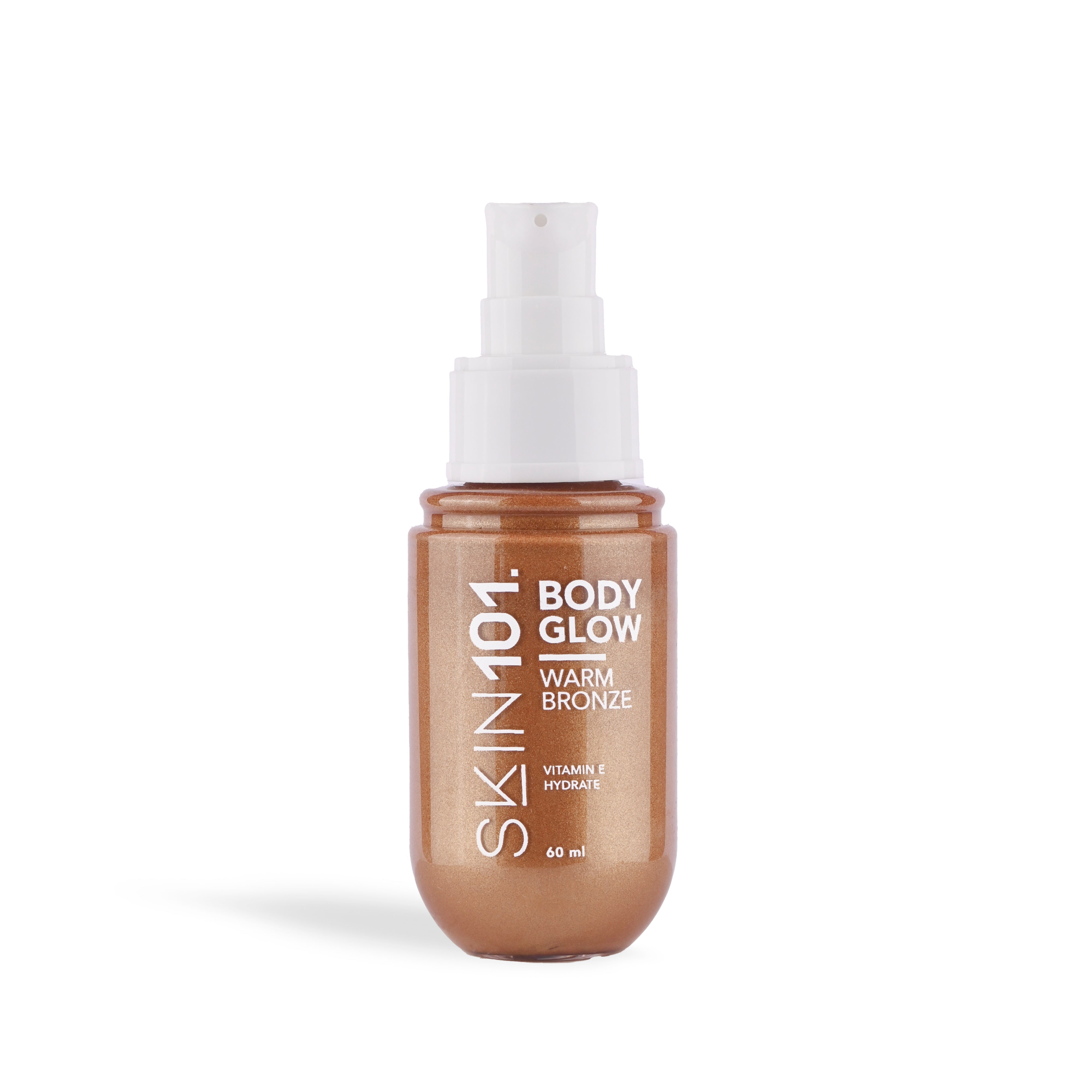 SKIN101 هايلايتر سائل للجسم بلون برونزي الدافئ